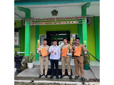 Raih juara 1 Sekolah Moderasi beragama  Kabupaten Semarang tahun 2026